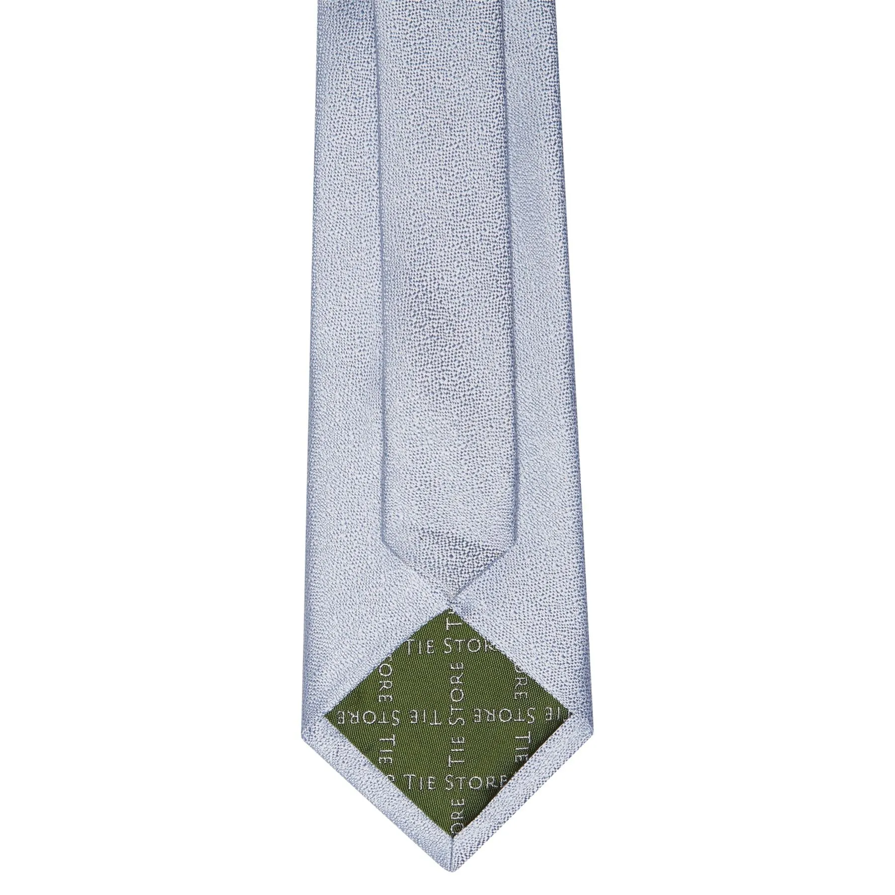 Pastel Blue Textured Woven Silk Tie