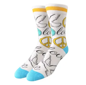 Peace & Love - Crew Socks