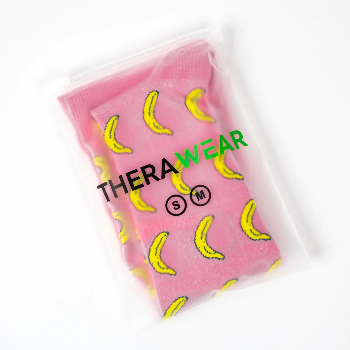 Pink Banana Compression Socks