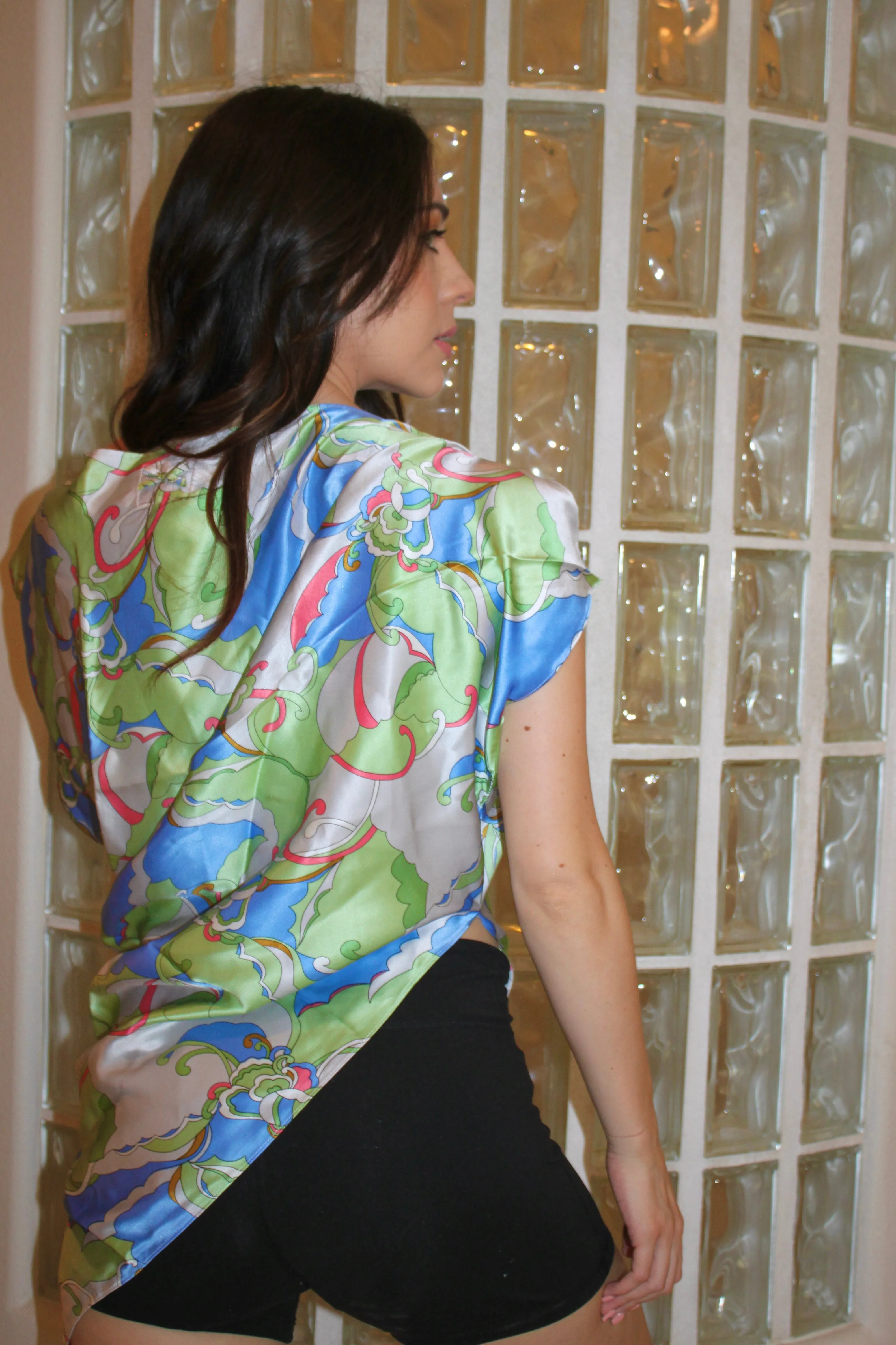 Pucci Print Silk Blouse