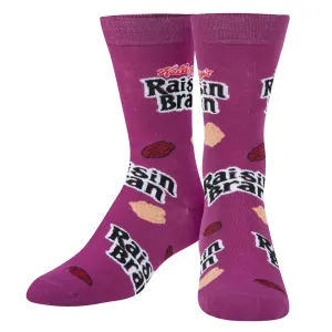 Raisin Bran Crew Socks