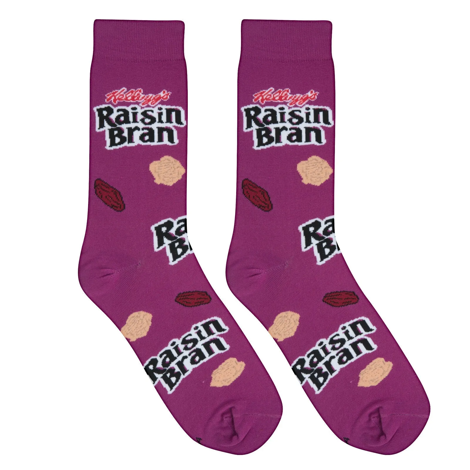 Raisin Bran Crew Socks