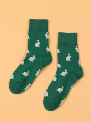 Rannit Bunny Socks Funny Socks for Women Novelty Socks Funky Socks Gift for Her