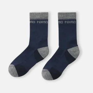 Reima Wool Blend Kids Sock | navy