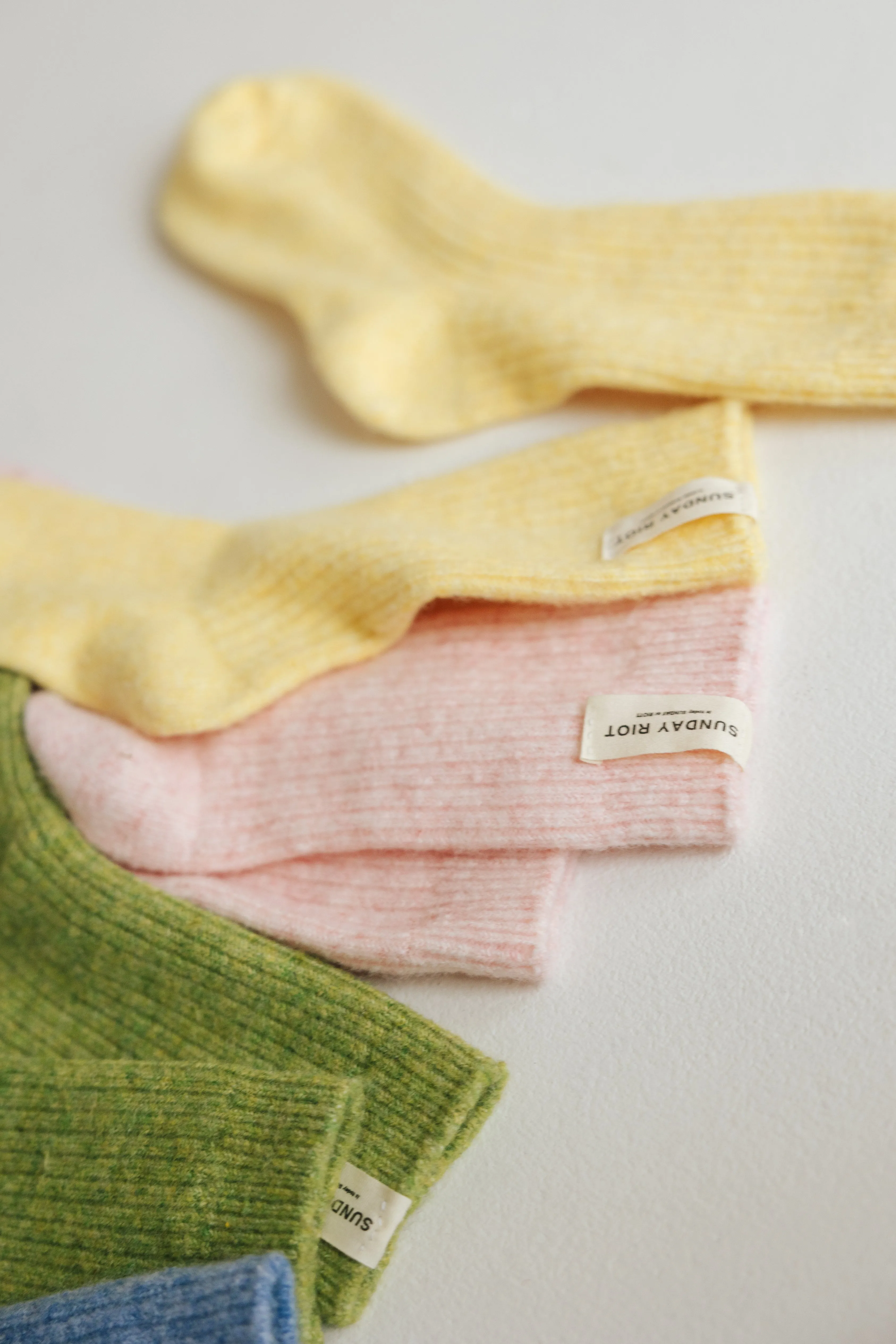 Riot Pastel Club Socks in- Butter