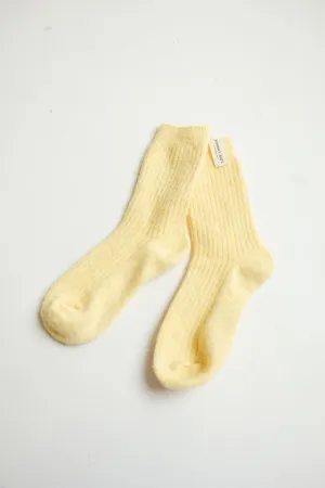 Riot Pastel Club Socks in- Butter