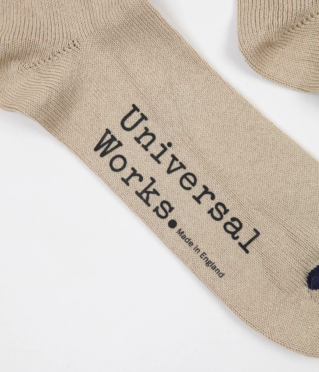 Universal Works Sport Stripe Socks - Ecru