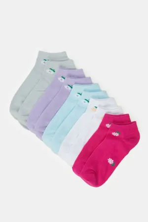 Women Assorted Ankle Length Socks (5 Pairs)