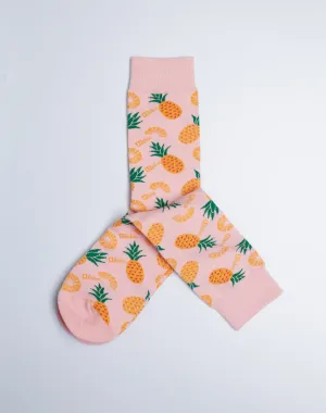 Women's Aloha Pineapple Tropical Crew Socks