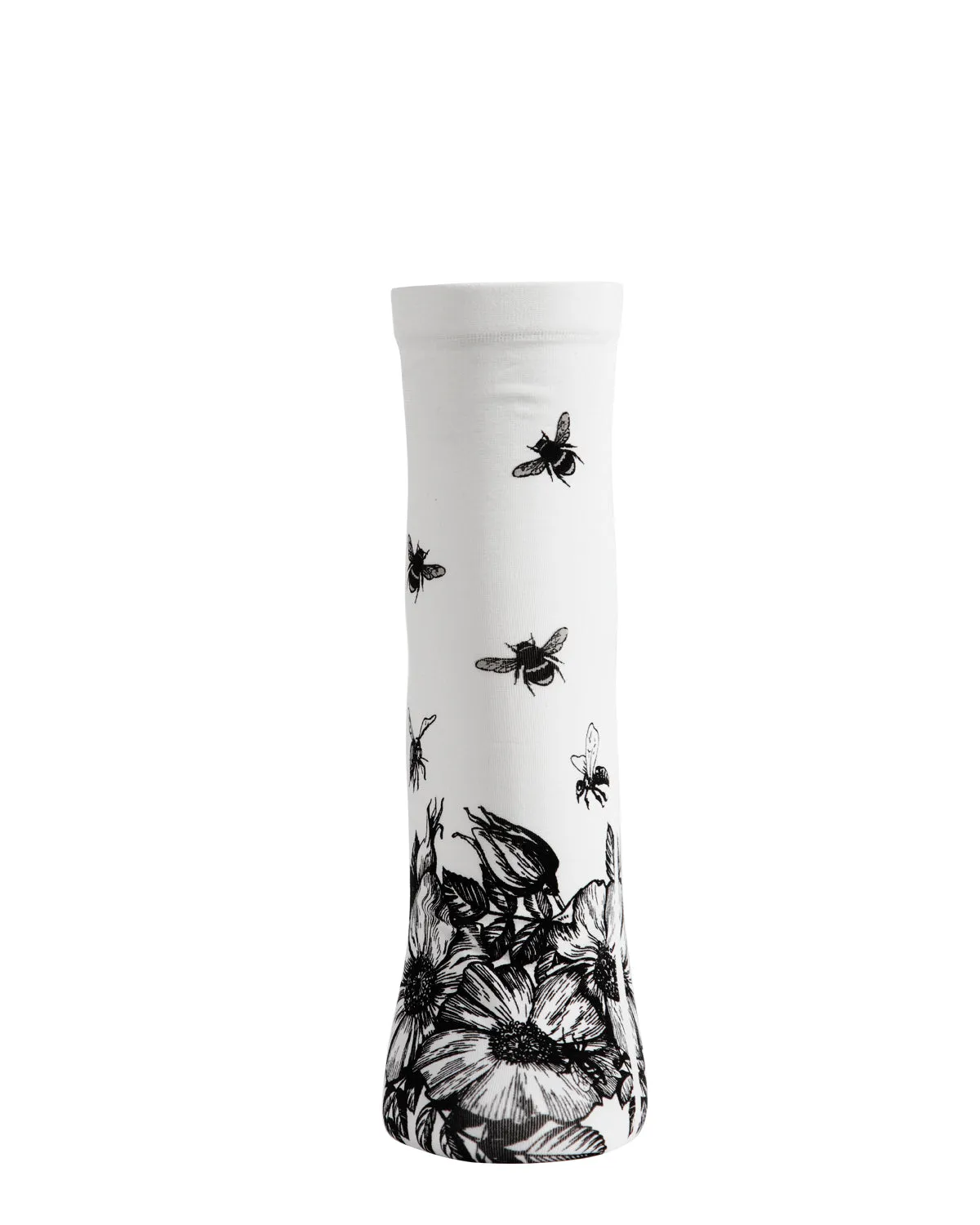 Women's Busy as a Bee Floral Print Anklet Sock