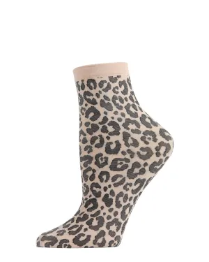 Women's Classic Wild Leopard Print Anklet Sock