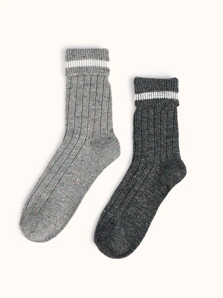 Women's Heavyweight Crew Socks (2 Pairs)