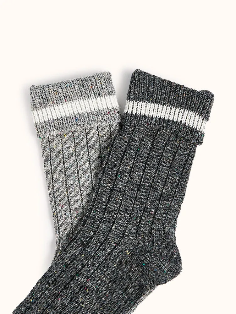 Women's Heavyweight Crew Socks (2 Pairs)