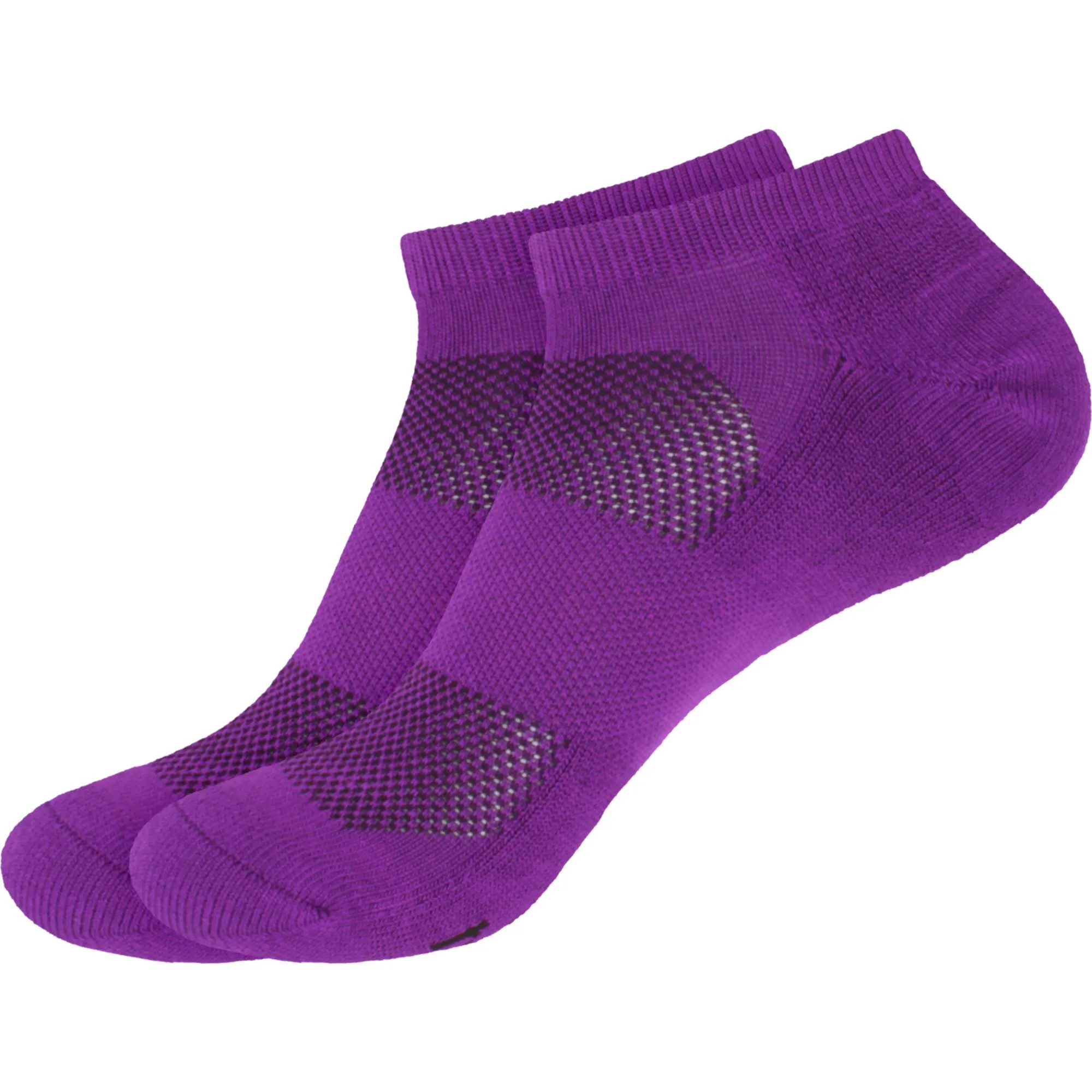Women's Rayon from Bamboo Fiber Sports Superior Wicking Athletic Ankle Socks - Two Pairs