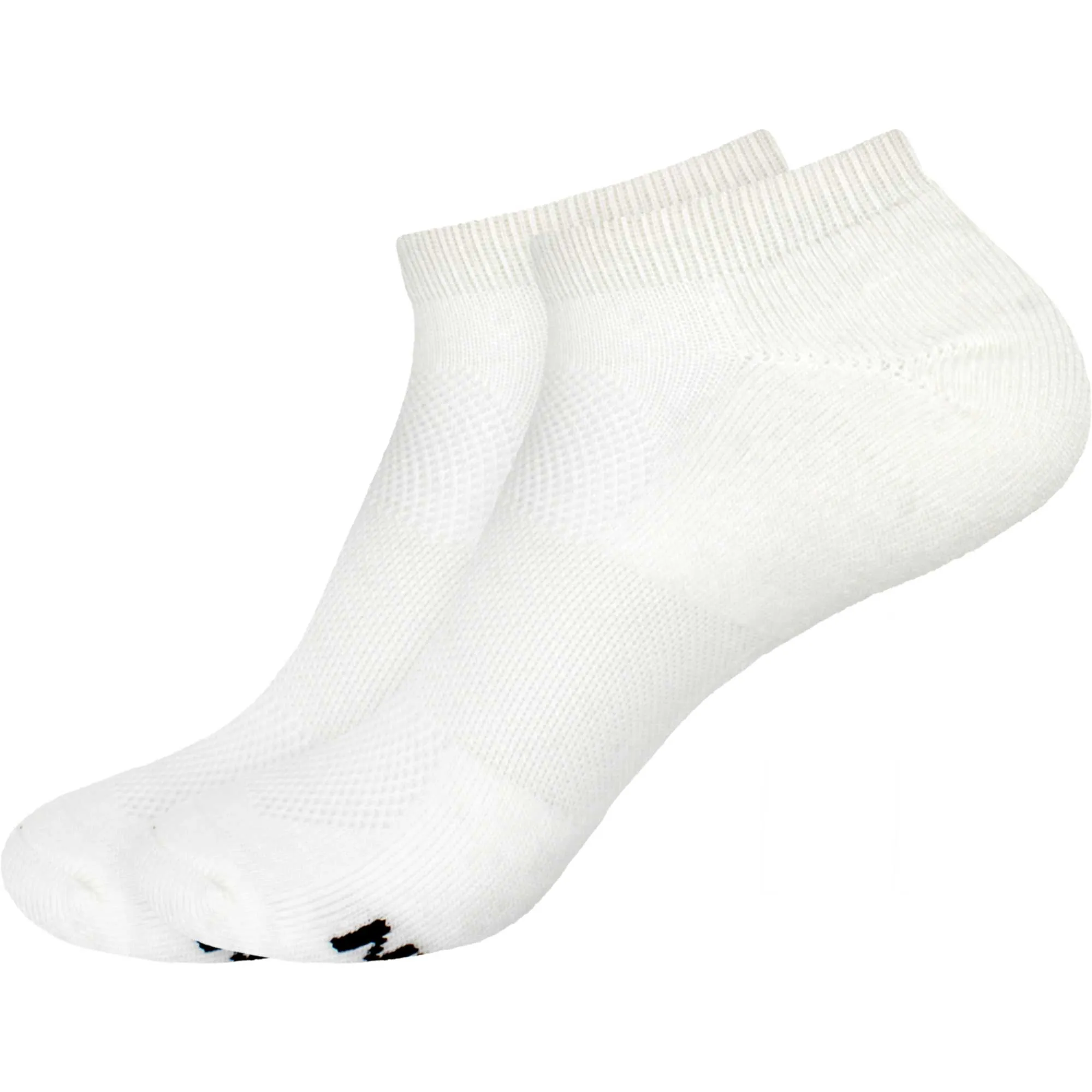 Women's Rayon from Bamboo Fiber Sports Superior Wicking Athletic Ankle Socks - Two Pairs