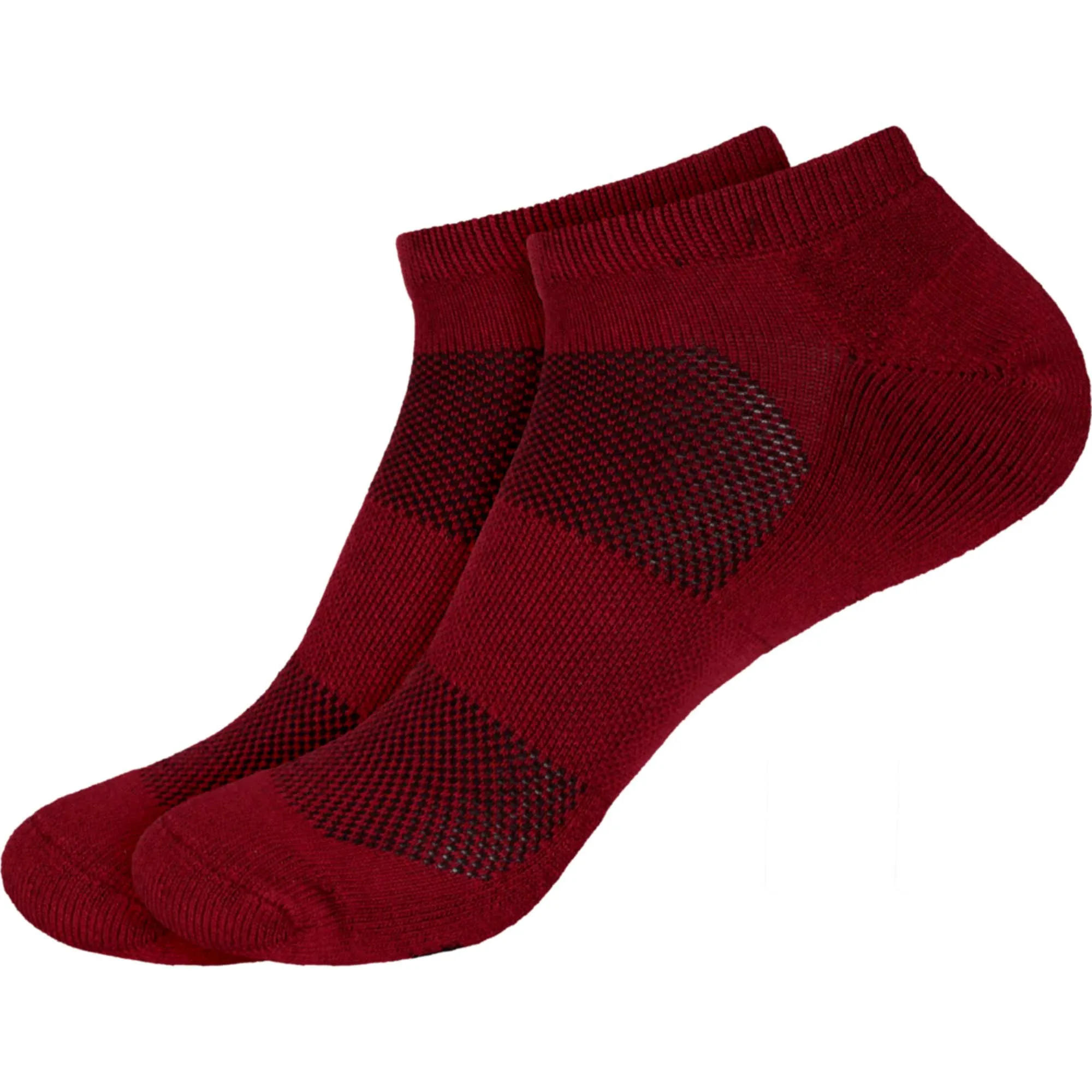 Women's Rayon from Bamboo Fiber Sports Superior Wicking Athletic Ankle Socks - Two Pairs