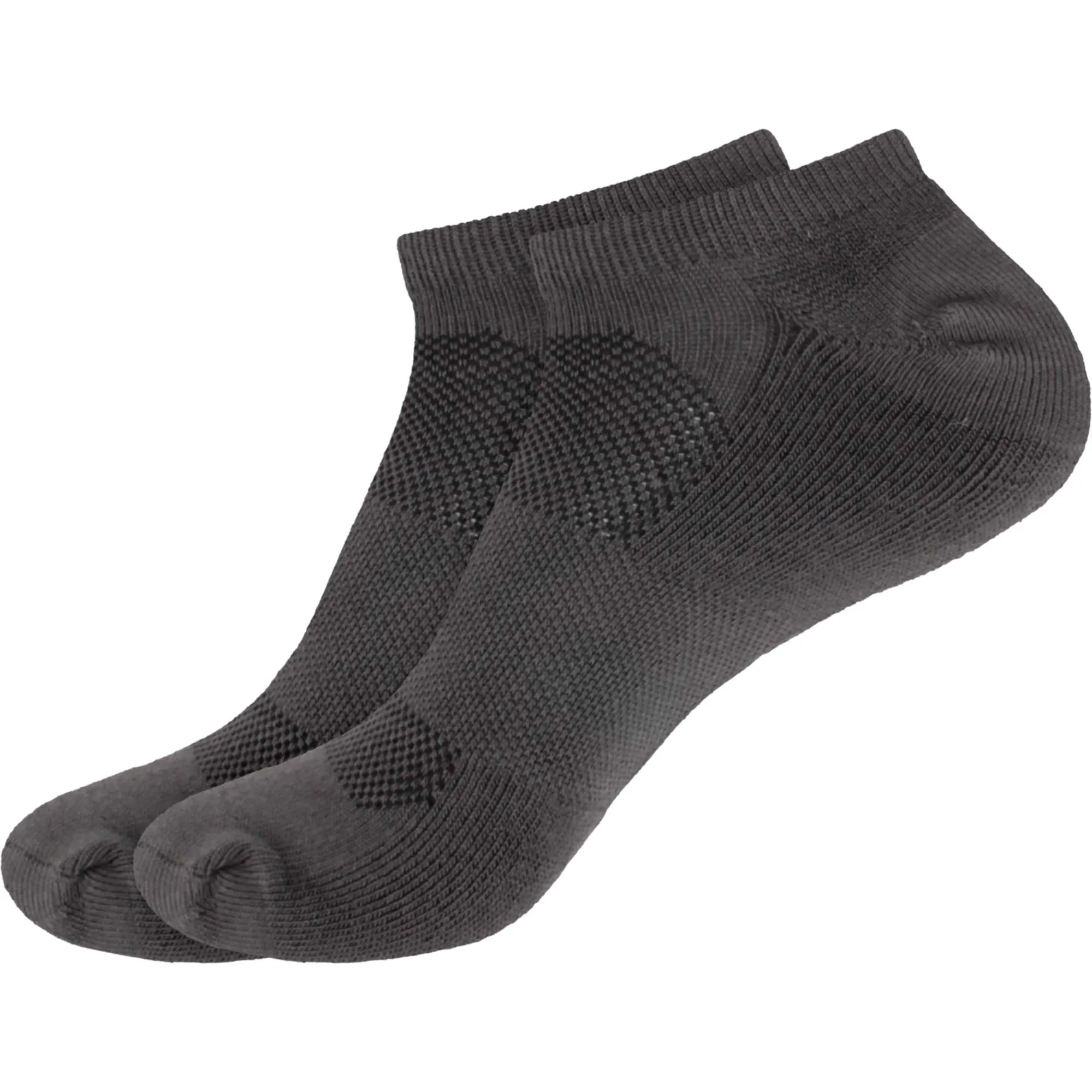 Women's Rayon from Bamboo Fiber Sports Superior Wicking Athletic Ankle Socks - Two Pairs