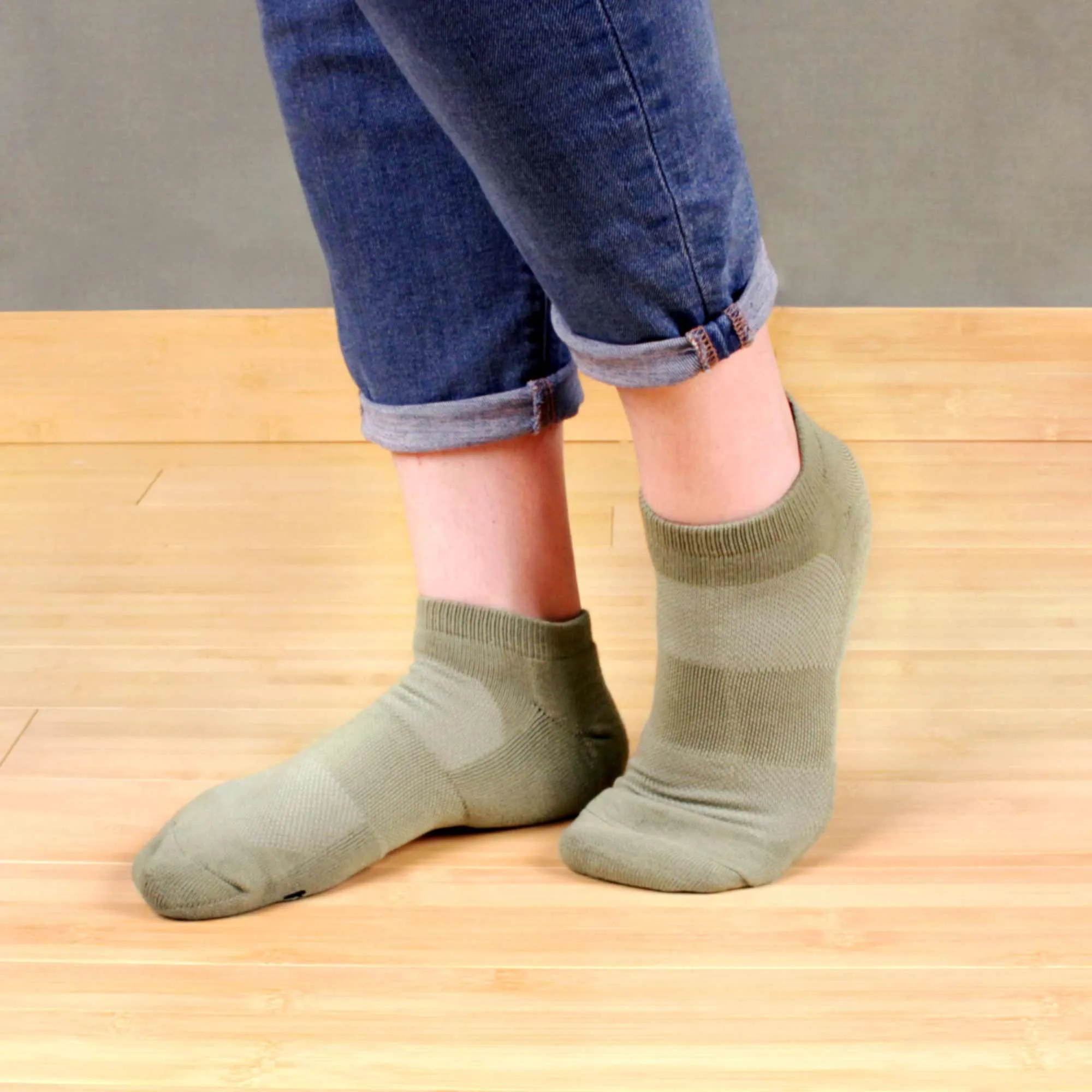 Women's Rayon from Bamboo Fiber Sports Superior Wicking Athletic Ankle Socks - Two Pairs