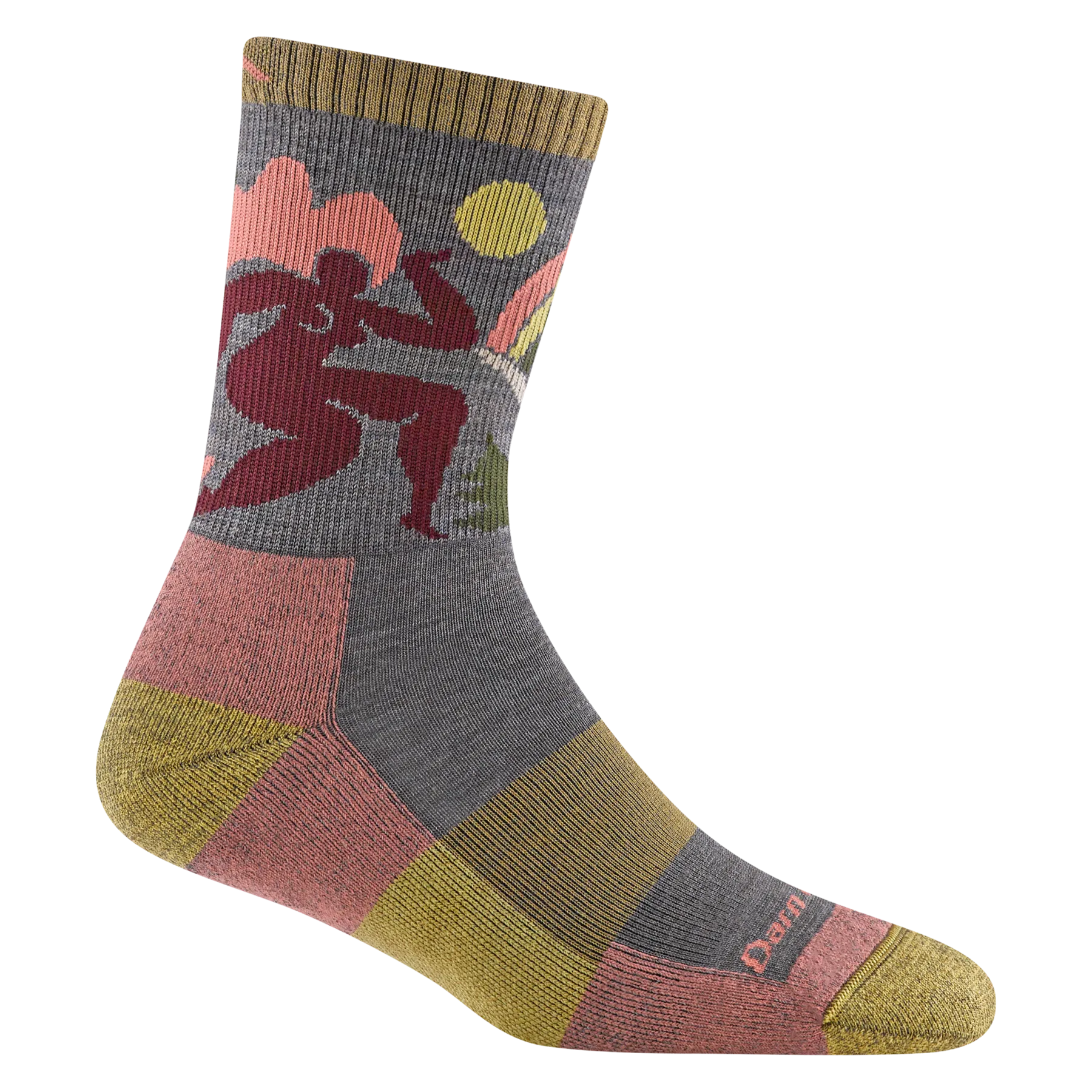 Women's Trailblazer Micro Crew Lightweight Hiking Sock - Taupe